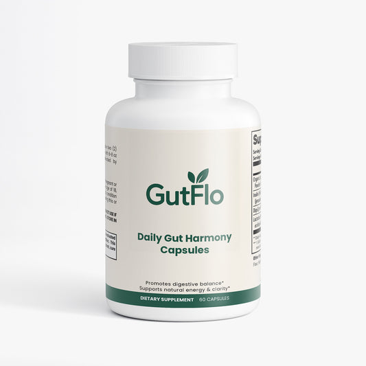 GutFlo Daily Gut Health Capsules (3 bottles)