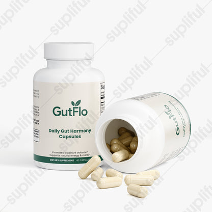 GutFlo Daily Gut Health Capsules (subscribe 3 bottles)